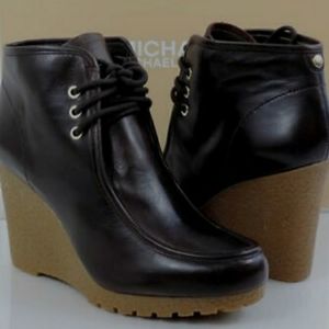 Michael Kors Rory Leather Wedge